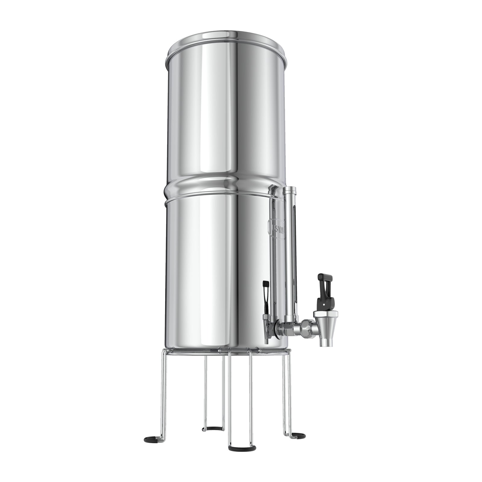 USWF 2.25 Gallon Stainless Steel Gravity Fed Filter System - Countertop & Faucet Filters - 174.49 - DiscountFilterStore.com