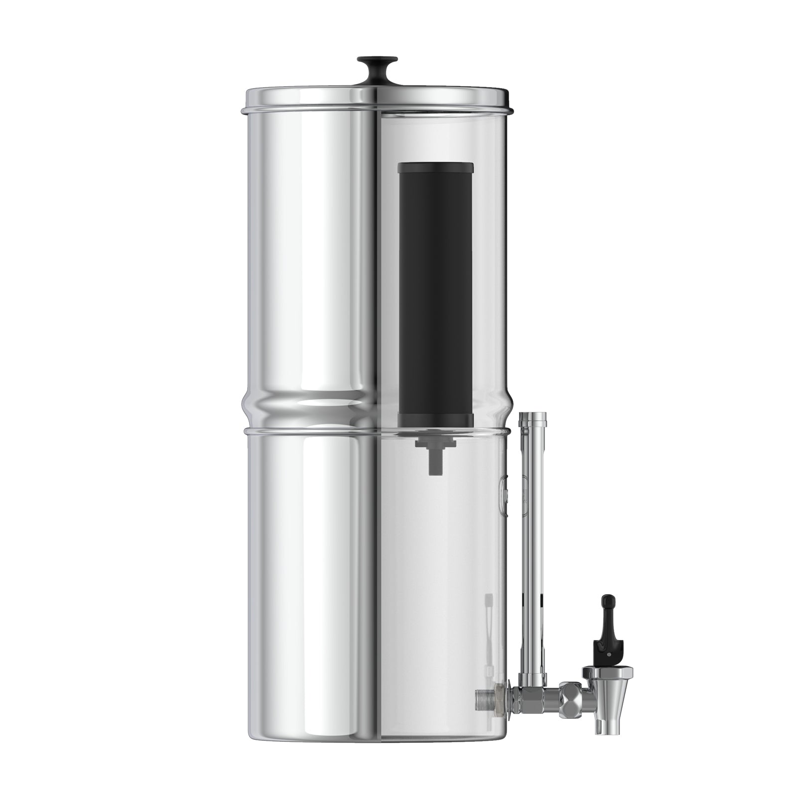 USWF 2.25 Gallon Stainless Steel Gravity Fed Filter System - Countertop & Faucet Filters - 174.49 - DiscountFilterStore.com