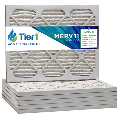 21x23x1 Merv 11 Universal Air Filter By Tier1 (6-Pack) - Air Filters - 147.07 - DiscountFilterStore.com