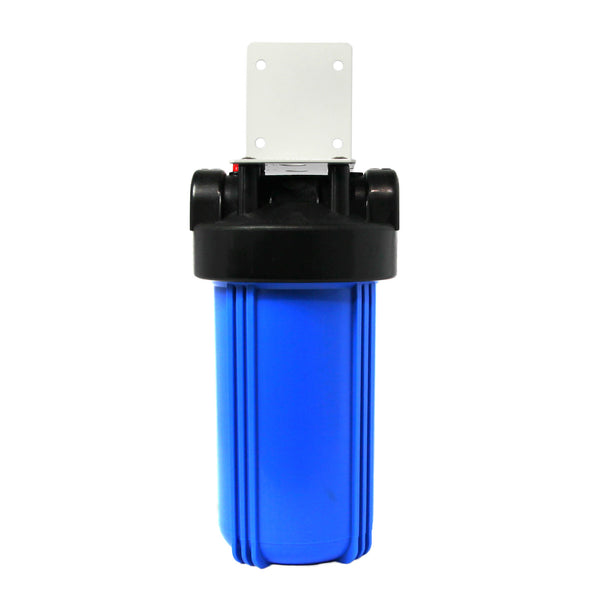 USWF Big Blue 4.5"x10" Heavy Duty Whole House Filter Housing, 3/4" NPT Inlet/Outlet Includes Mounting Bracket & Wrench - Whole House Systems - 41.99 - DiscountFilterStore.com