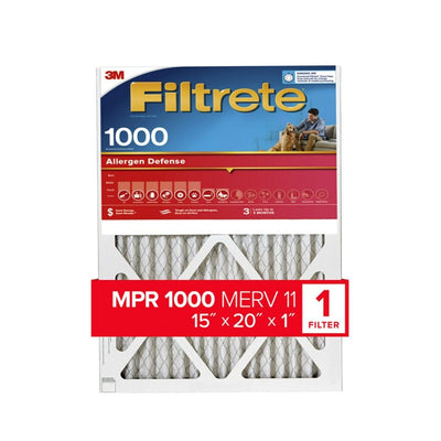 3M Filtrete 1000 Micro Allergen & Dust Defense Filter - 15x20x1 - Air Filters - 28.99 - DiscountFilterStore.com
