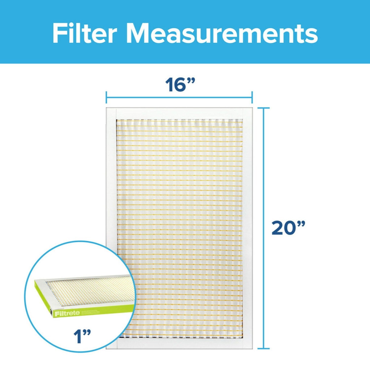 3M Filtrete 600 Dust & Pollen Reduction Air Filter - 16x20x1 (4-Pack) - Air Filters - 47.57 - DiscountFilterStore.com