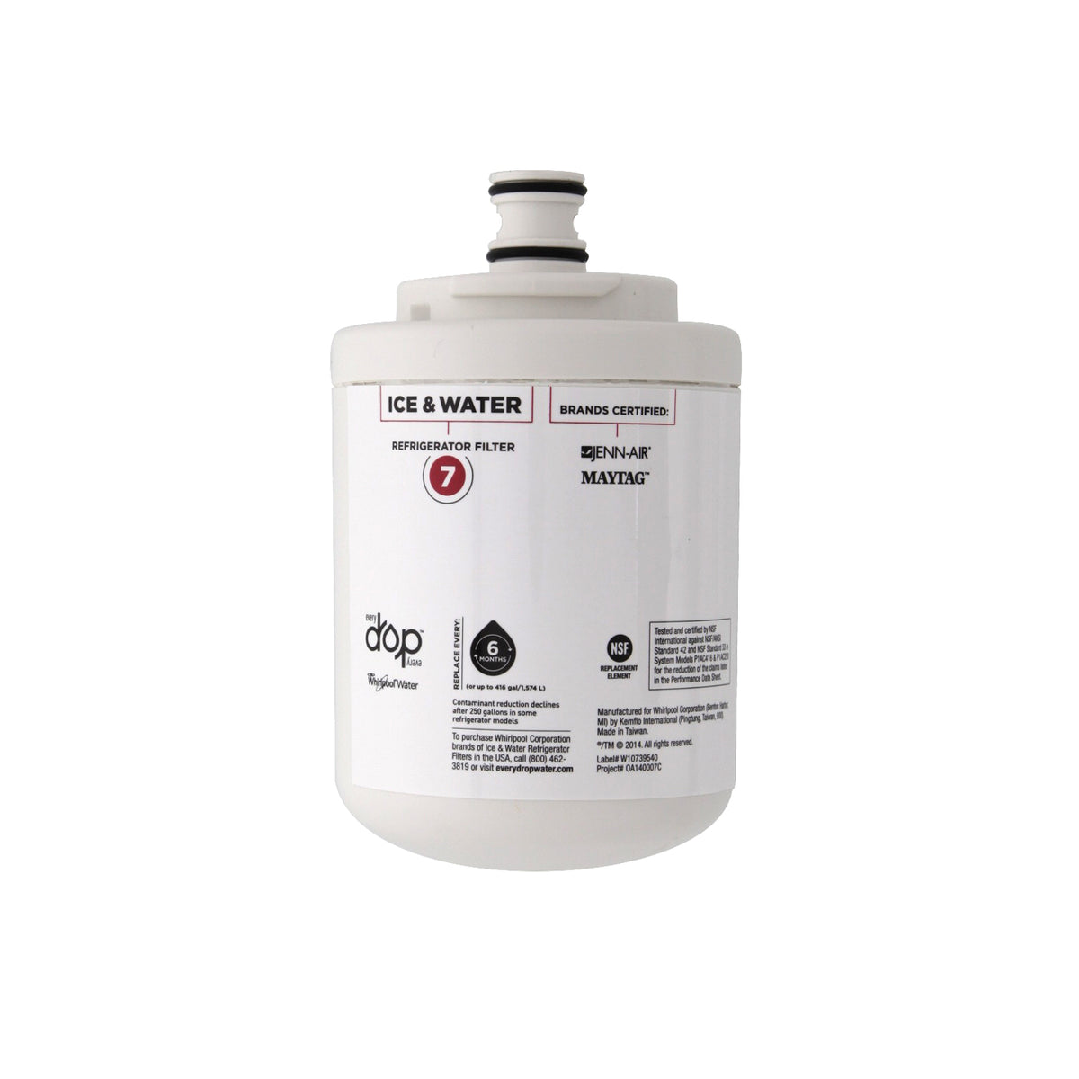 Maytag UKF7003 is now EveryDrop EDR7D1 (Filter 7) Ice and Water Refrigerator Filter - Refrigerator Filters - 61.99 - DiscountFilterStore.com