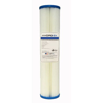 SPC-45-1020 Hydronix Pleated Sediment Water Filter (10 in x 4.5 in, 20 Micron) - Whole House Cartridges - 28.99 - DiscountFilterStore.com