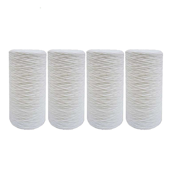 10 inch x 4.5 inch String Wound Sediment Water Filter by Tier1 (30 Micron) - Whole House Cartridges - 15.4 - DiscountFilterStore.com