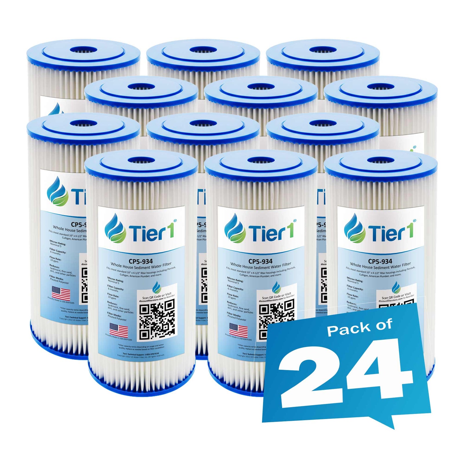 CP5-BBS-D Culligan Comparable Whole House Sediment Water Filter by Tier1 - Whole House Cartridges - 13.35 - DiscountFilterStore.com