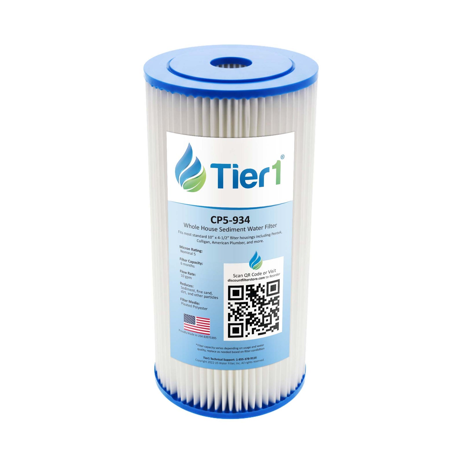 CP5-BBS-D Culligan Comparable Whole House Sediment Water Filter by Tier1 - Whole House Cartridges - 13.35 - DiscountFilterStore.com