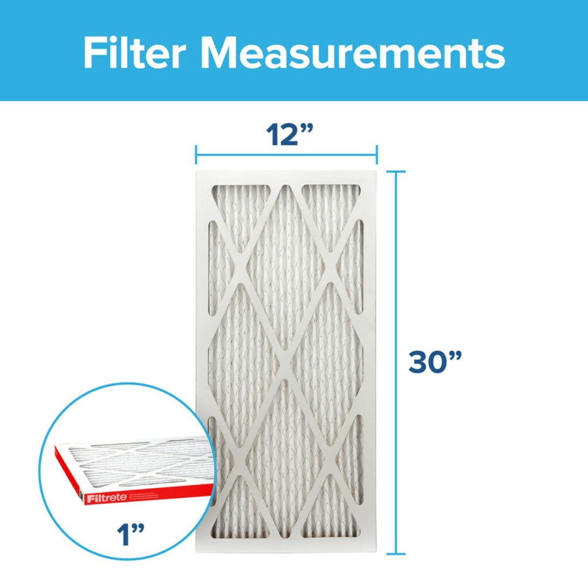 3M Filtrete 1000 Micro Allergen & Dust Defense Filter - 12x30x1 - Air Filters - 47.99 - DiscountFilterStore.com
