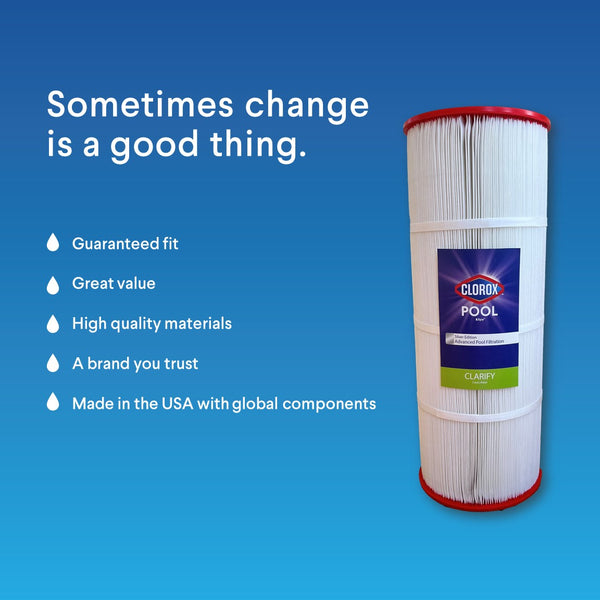 23-1/4 X 9 Clorox Silver Edition Advanced Pool Filter | Replacement for Hayward C-1200, Unicel C-8412, Pleatco PA120, Filbur FC-1293 - Pool and Spa Filters - 57.89 - DiscountFilterStore.com