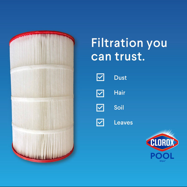 20-1/16 X 7 Clorox Silver Edition Advanced Pool Filter | Replacement for Pentair Clean & Clear Plus 320, Unicel C-7470, Pleatco PCC-80, Filbur FC-1976 - Pool and Spa Filters - 38.65 - DiscountFilterStore.com