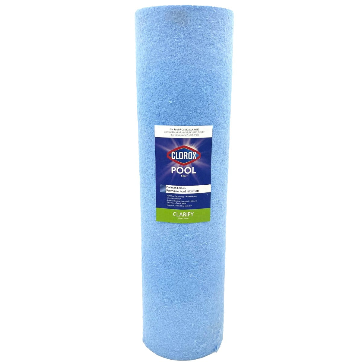 33 X 7 Clorox Platinum Edition Premium Pool Filter | Replacement for Jandy CL 580, Unicel C-7482, Pleatco PJAN145, Filbur FC-0820 - Pool and Spa Filters - 66.06 - DiscountFilterStore.com