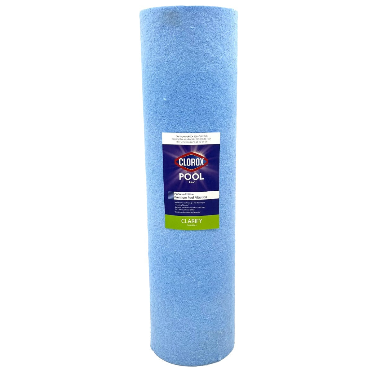 25-1/2 X 7 Clorox Platinum Edition Pool Filter | Replacement for CX 870 , C-7487 / C-7488, PA100N / PA106, FC-1270 / FC-1226 - Pool and Spa Filters - 49.45 - DiscountFilterStore.com