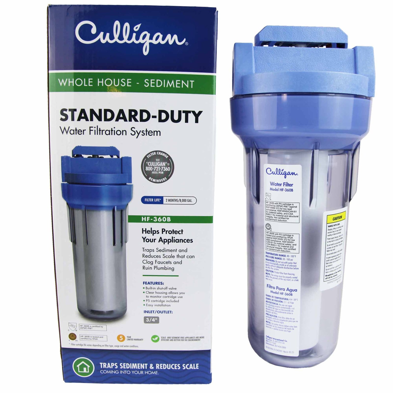 HF-360B Culligan Valve-In-Head Whole House Filter System - Whole House Systems - 55.87 - DiscountFilterStore.com