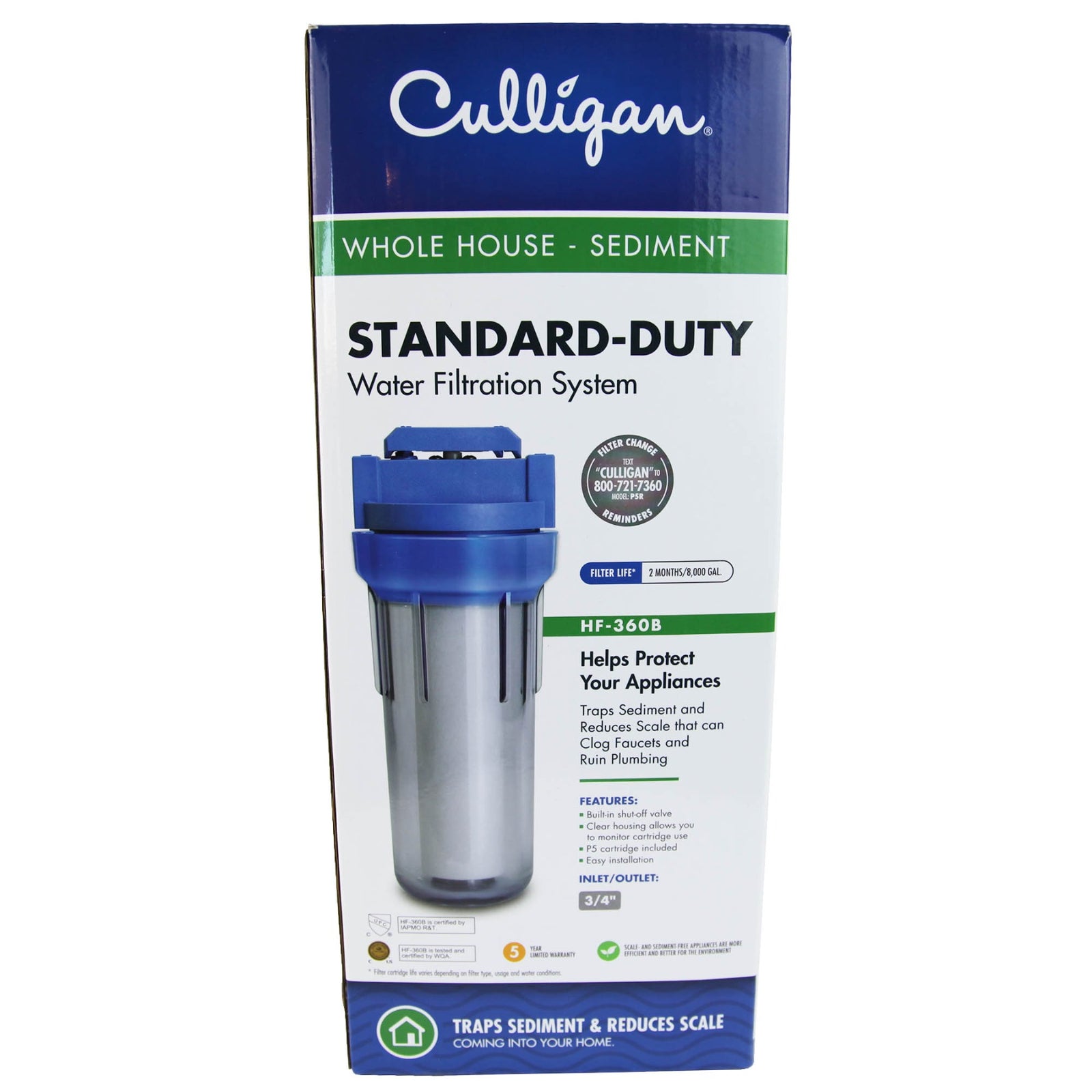 HF-360B Culligan Valve-In-Head Whole House Filter System - Whole House Systems - 55.87 - DiscountFilterStore.com