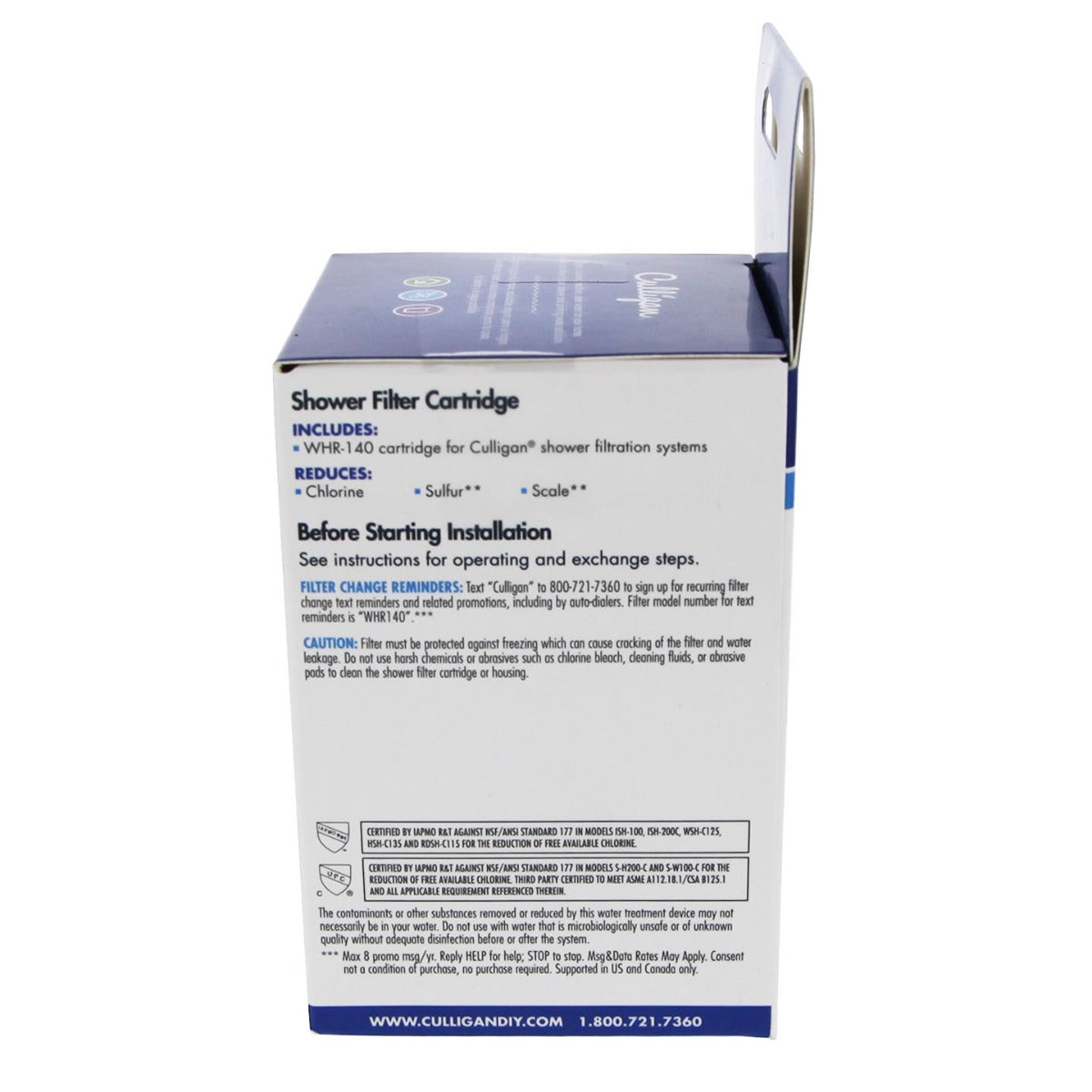 WHR-140 Culligan Level 2 Shower Filter Replacement Cartridge - Shower & Bath Filters - 24.62 - DiscountFilterStore.com