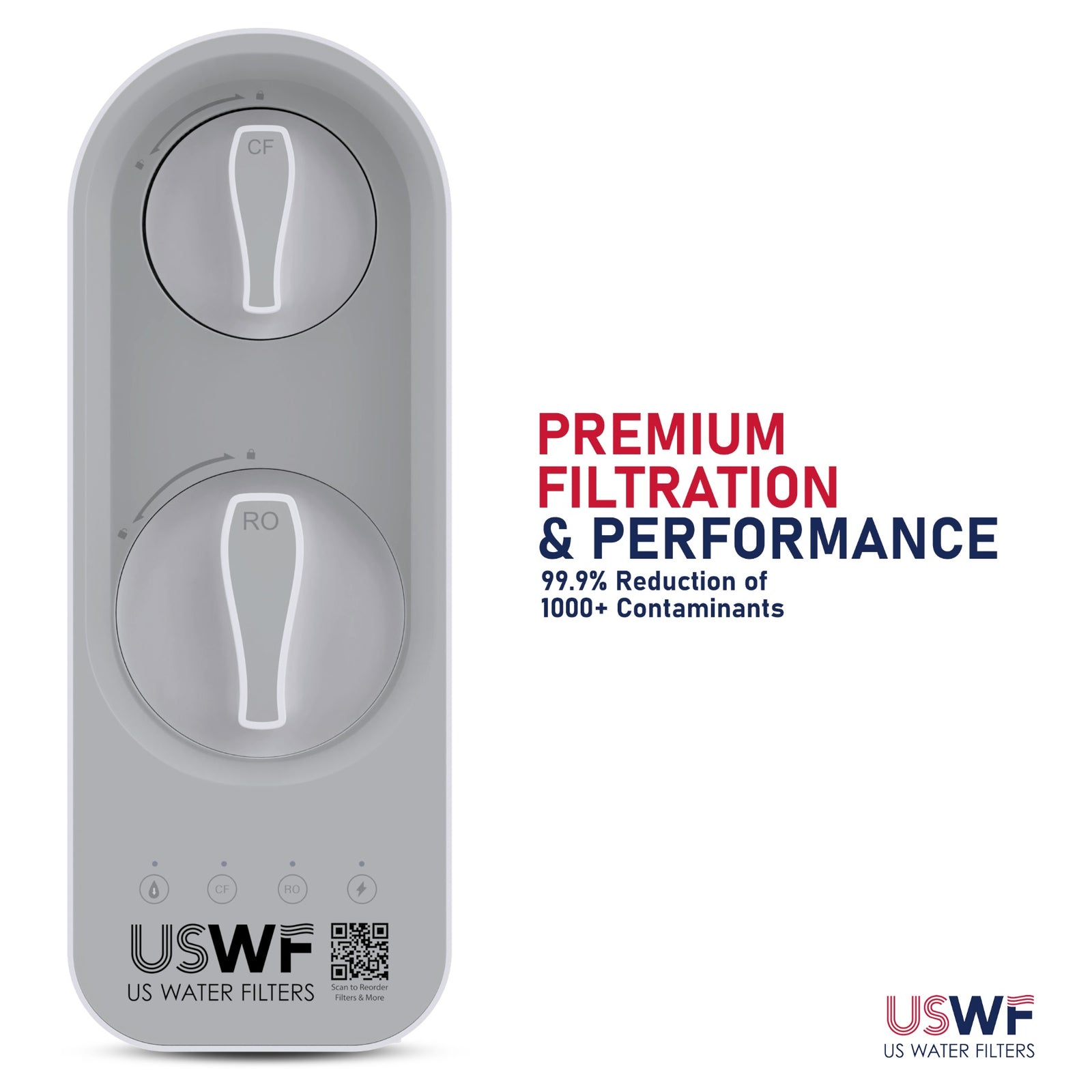 USWF Tankless RO Water Filter System – Reduces Fluoride, Lead, PFAS & more - Inline & RO Filters - 153.59 - DiscountFilterStore.com