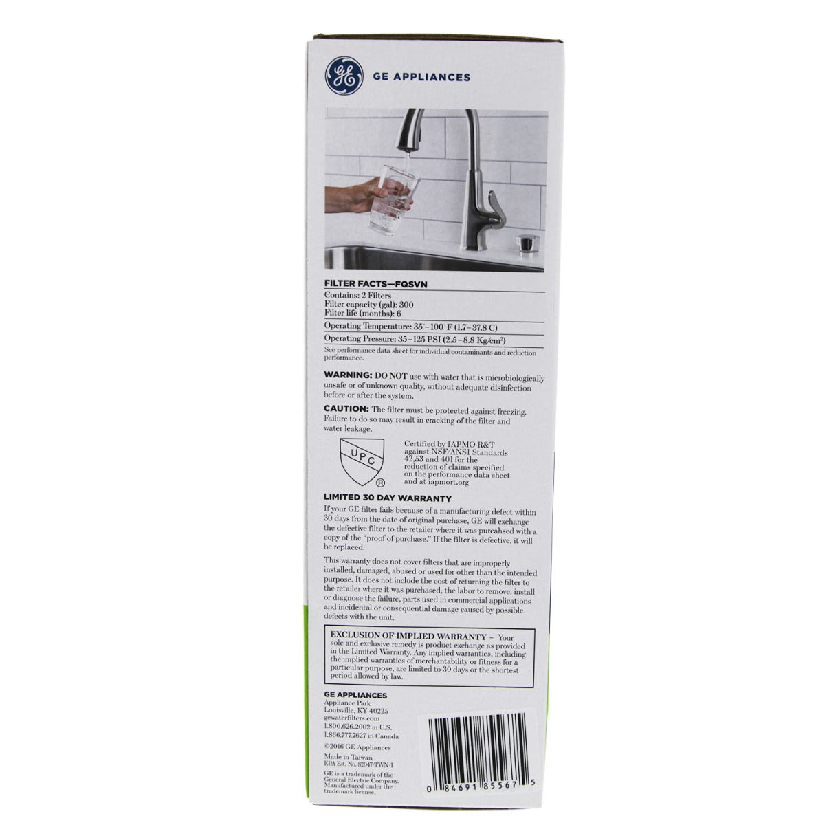 GE SmartWater FQSVN Undersink Water Filter Replacement Cartridges - Under Sink Filters - 69.46 - DiscountFilterStore.com