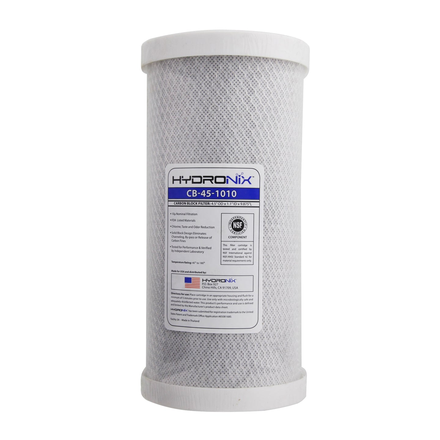 CB-45-1010 Hydronix Replacement Whole House Carbon Water Filter - Whole House Cartridges - 36.99 - DiscountFilterStore.com