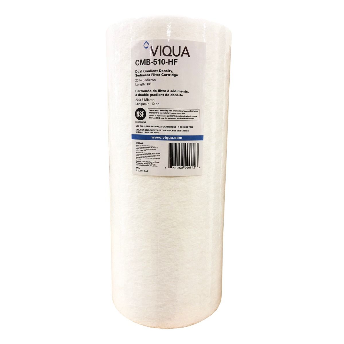 CMB-510-HF Viqua Sediment Whole House Filter - Whole House Cartridges - 25.09 - DiscountFilterStore.com