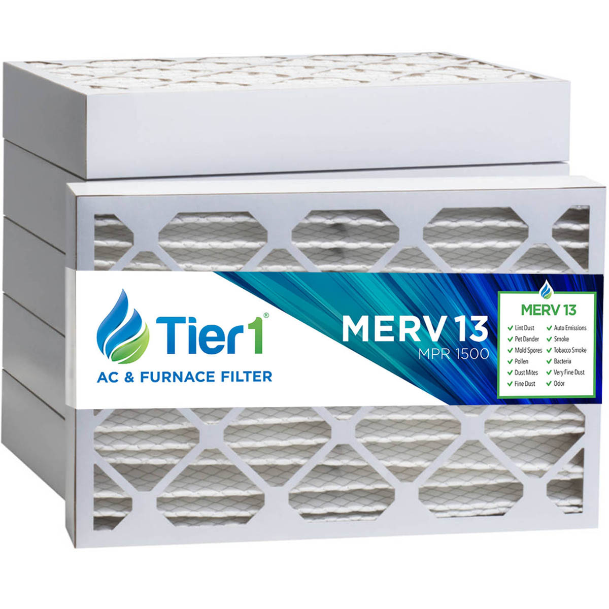 16x25x4 Merv 13 Universal Air Filter By Tier1 (6-Pack) - Air Filters - 176.64 - DiscountFilterStore.com