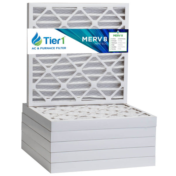 12x12x2 Merv 8 Universal Air Filter By Tier1 (6-Pack) - Air Filters - 105.21 - DiscountFilterStore.com