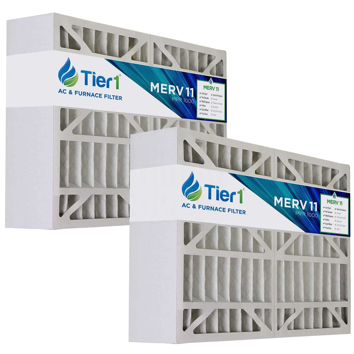 Tier1 brand replacement for Comfort Plus - 20 x 26 x 5 - MERV 11 (2-Pack) - Air Filters - 111.99 - DiscountFilterStore.com