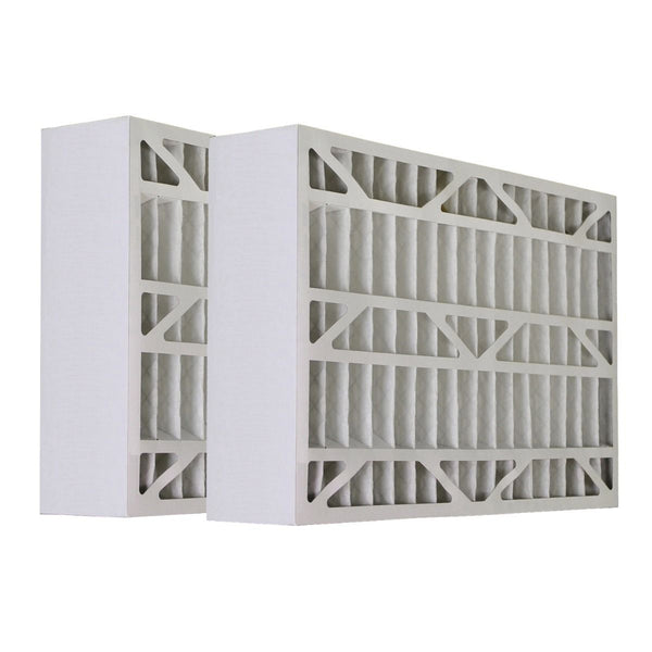 Tier1 brand replacement for White-Rodgers FR1400M-100 - 16 x 25 x 4 - MERV 8 (2-Pack) - Air Filters - 35.61 - DiscountFilterStore.com