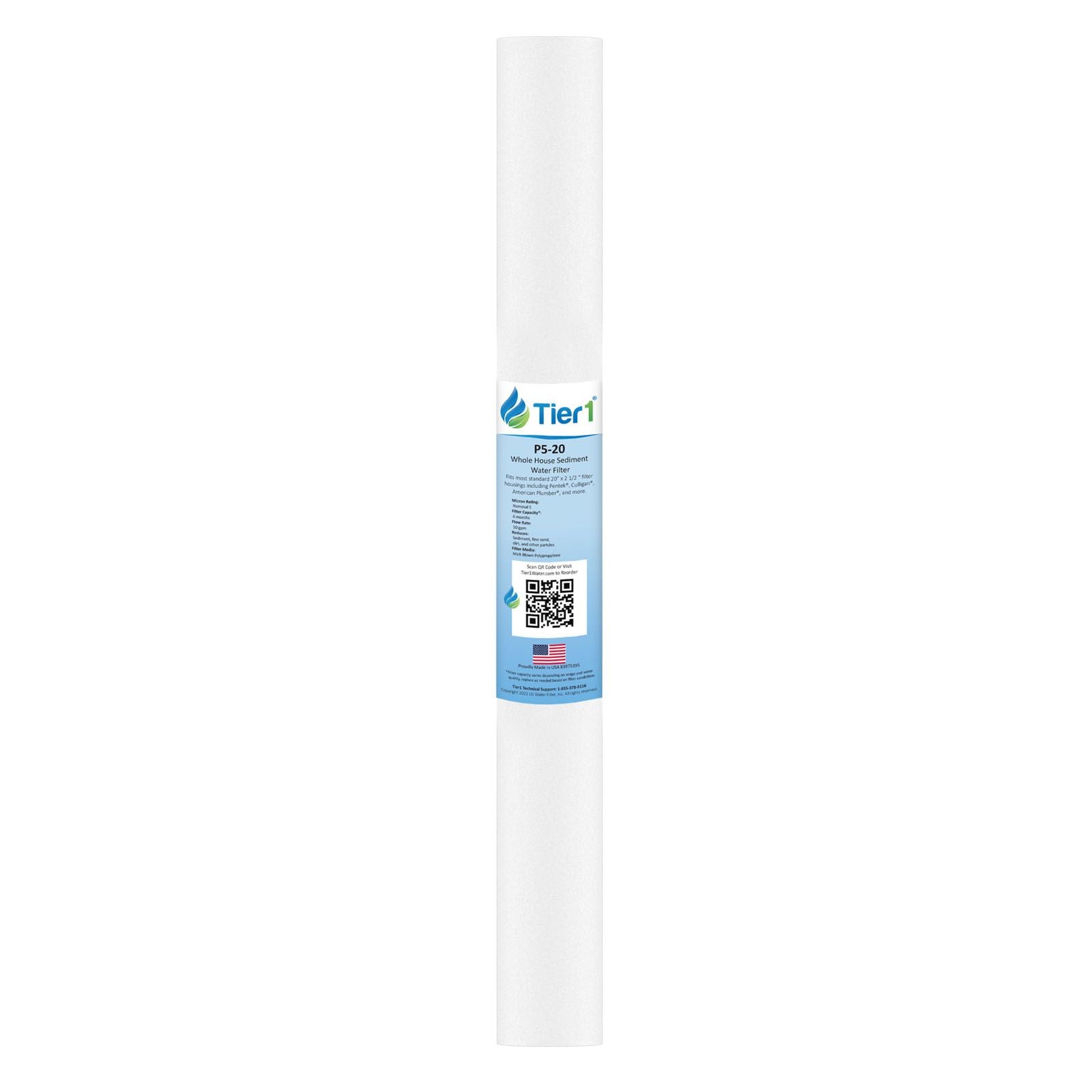 P5-20 Pentek Comparable Whole House Sediment Water Filter by Tier1 - Whole House Cartridges - 11.82 - DiscountFilterStore.com