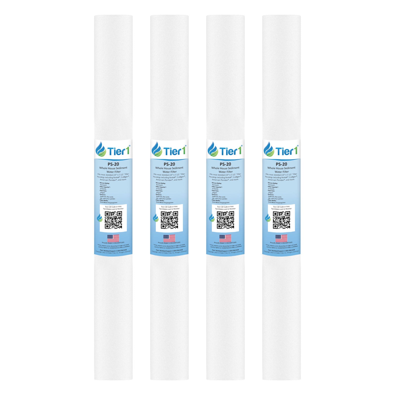 P5-20 Pentek Comparable Whole House Sediment Water Filter by Tier1 - Whole House Cartridges - 11.82 - DiscountFilterStore.com