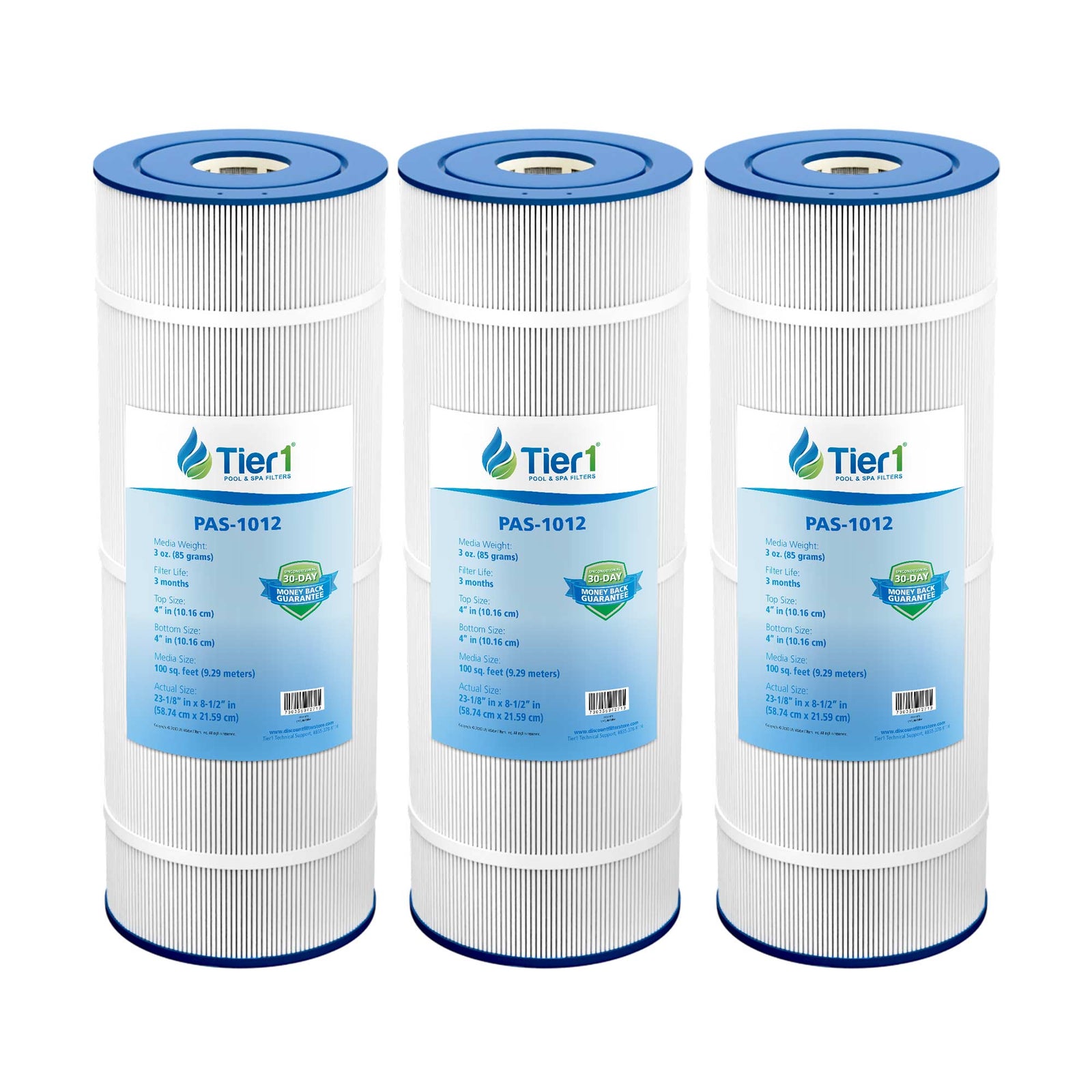 Tier1 Pool Filter for Hayward C1100 -Washable Trilobal Dirt-Lock Pleats - Pool and Spa Filters - 44.45 - DiscountFilterStore.com