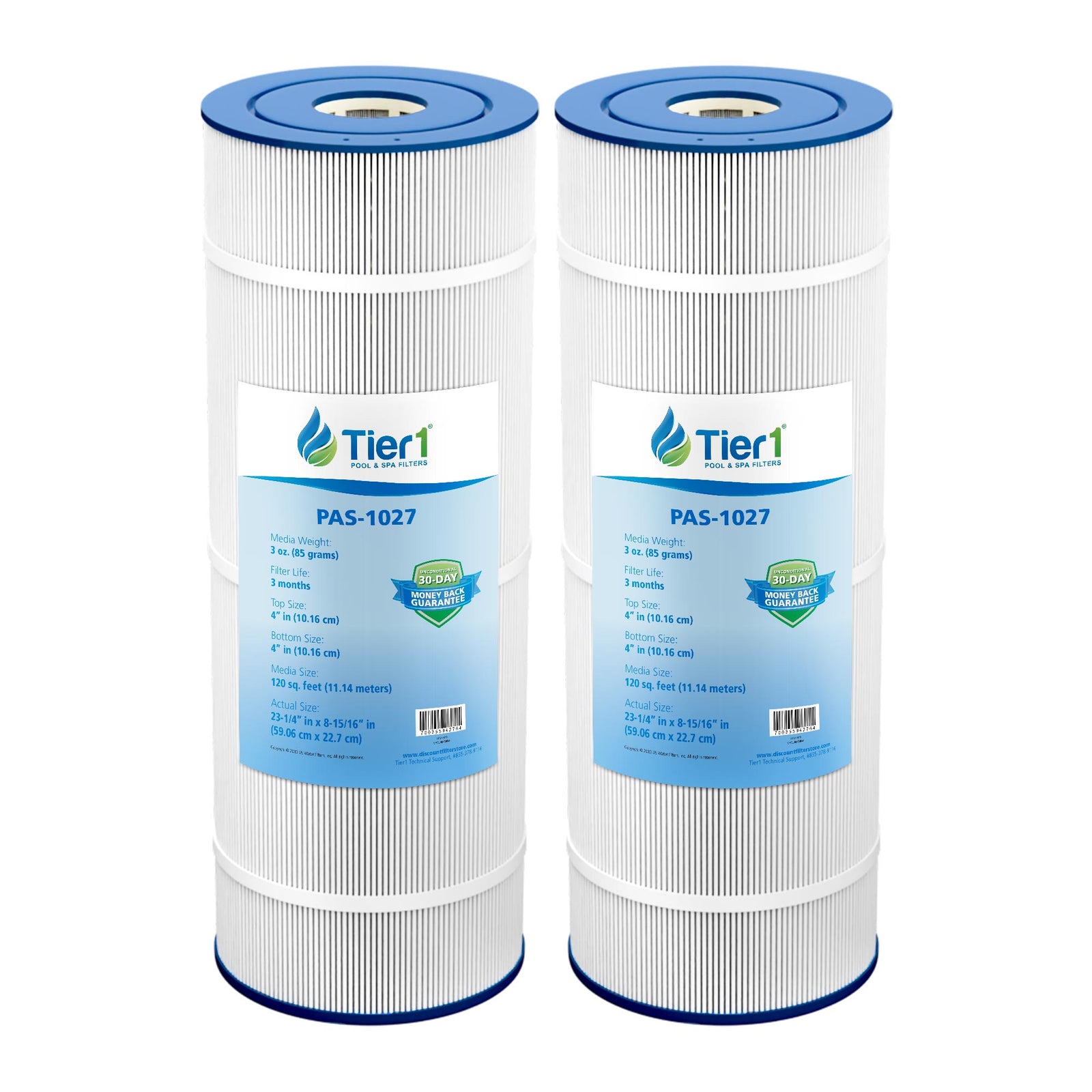 Tier1 Pool Filter for CX-1200-RE -Washable Trilobal Dirt-Lock Pleats - Pool and Spa Filters - 44.21 - DiscountFilterStore.com