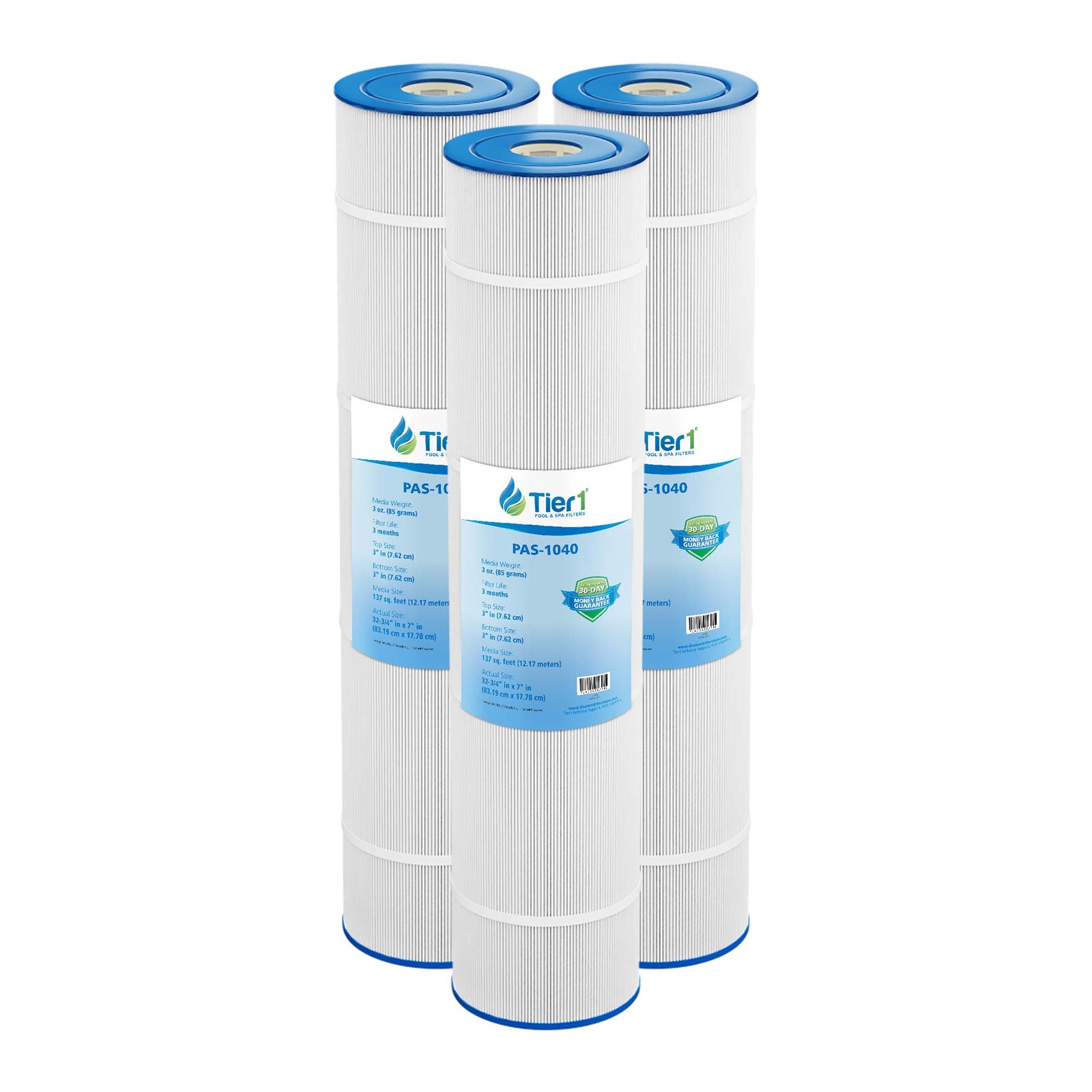 Tier1 Pool Filter for Hayward C1380 -Washable Trilobal Dirt-Lock Pleats - Pool and Spa Filters - 45.38 - DiscountFilterStore.com