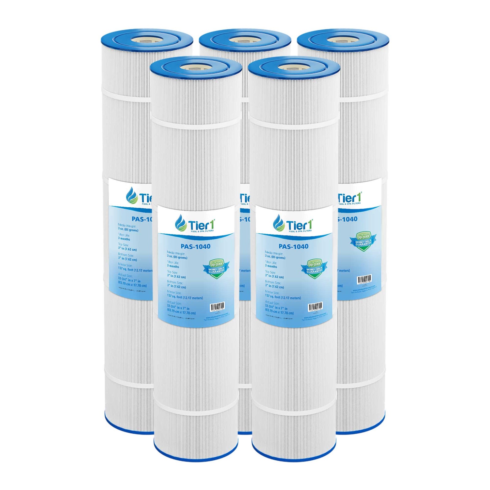 Tier1 Pool Filter for Hayward C1380 -Washable Trilobal Dirt-Lock Pleats - Pool and Spa Filters - 45.38 - DiscountFilterStore.com
