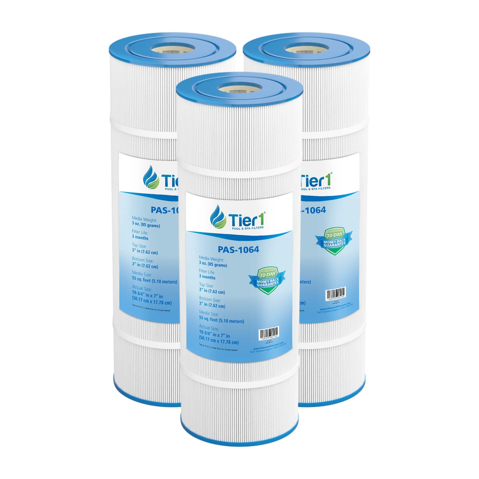 Tier1 Pool Filter for Hayward Filter C550 -Washable Trilobal Dirt-Lock Pleats - Pool and Spa Filters - 30.5 - DiscountFilterStore.com