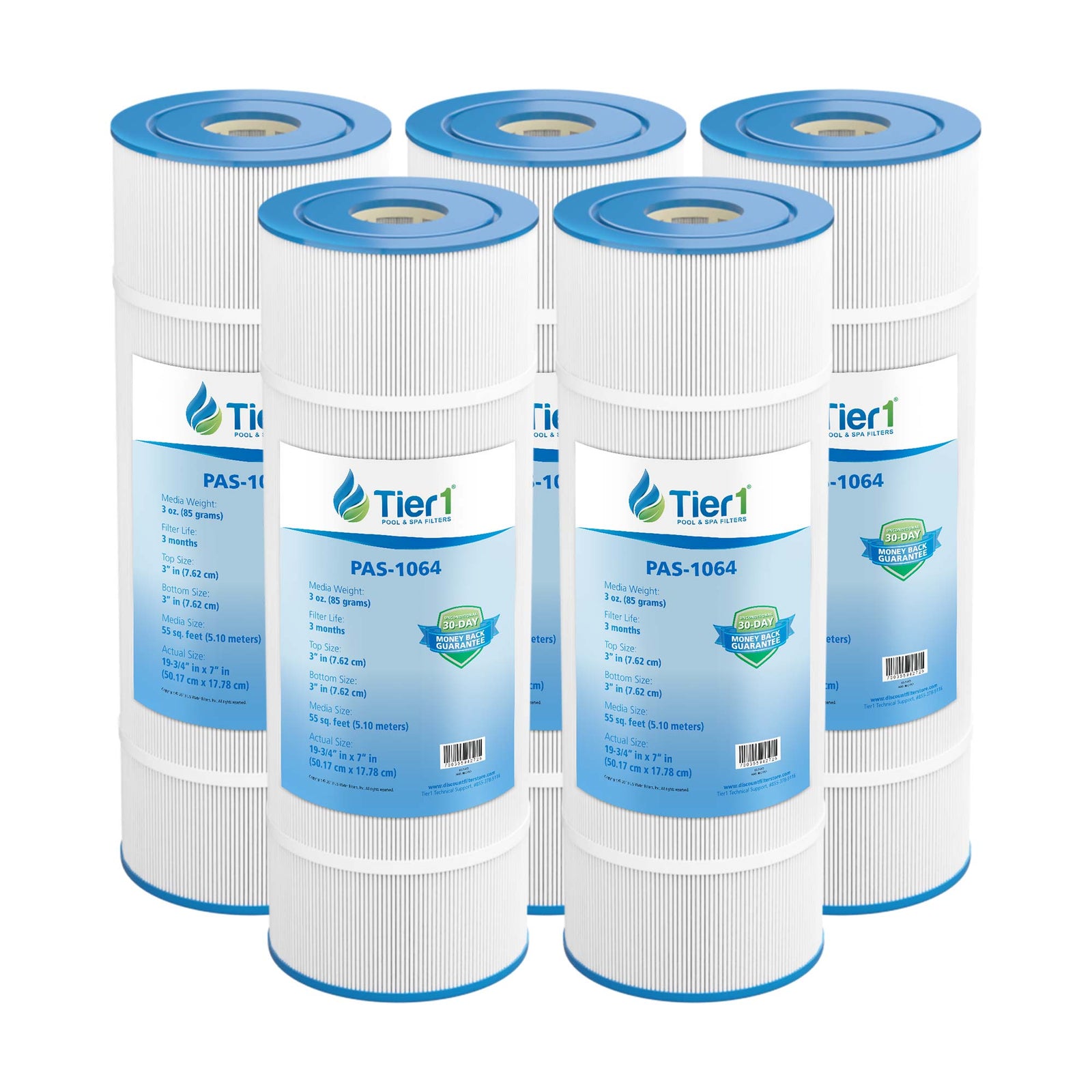 Tier1 Pool Filter for Hayward Filter C550 -Washable Trilobal Dirt-Lock Pleats - Pool and Spa Filters - 30.5 - DiscountFilterStore.com