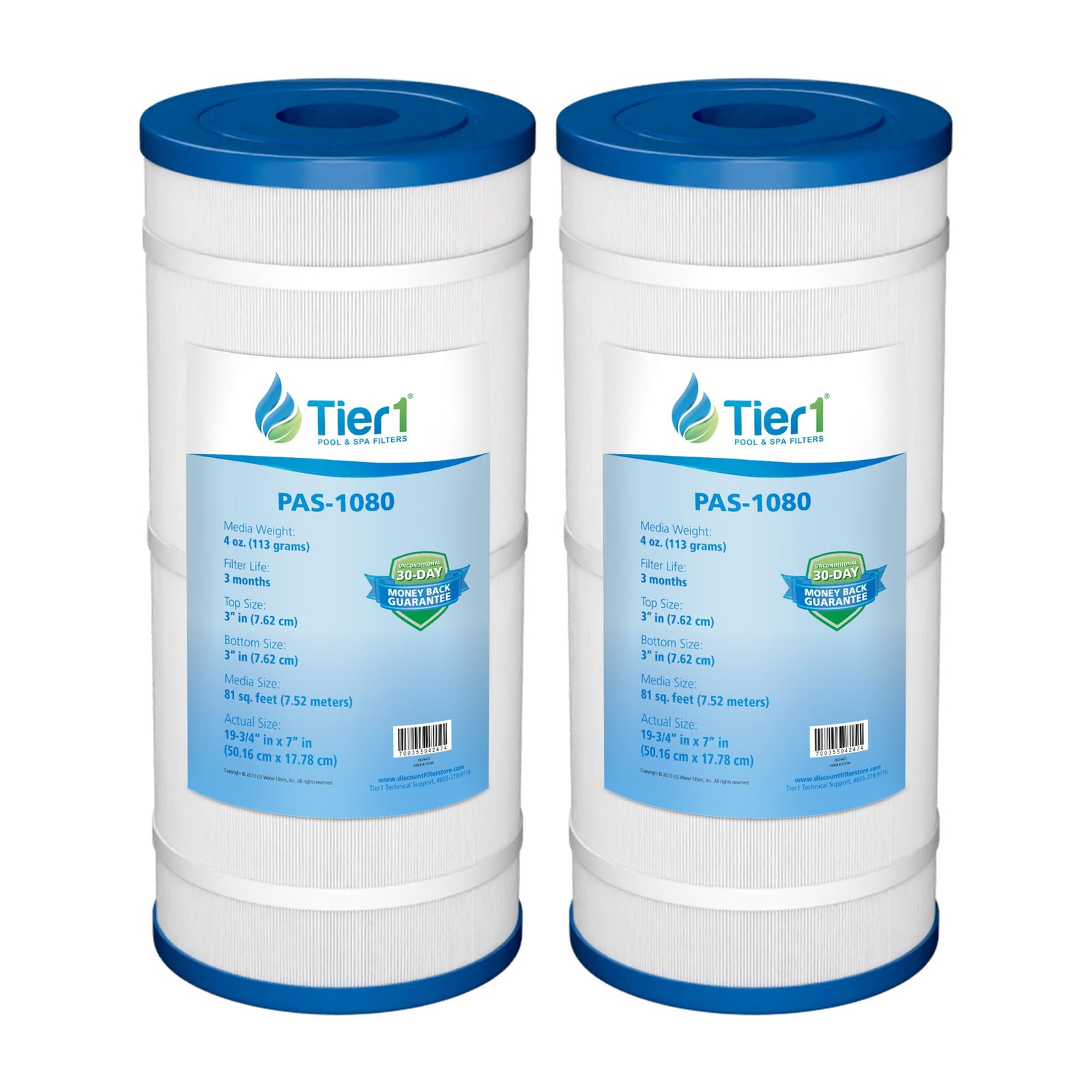 Tier1 Pool Filter for Hayward CX580XRE -Washable Trilobal Dirt-Lock Pleats - Pool and Spa Filters - 31.27 - DiscountFilterStore.com