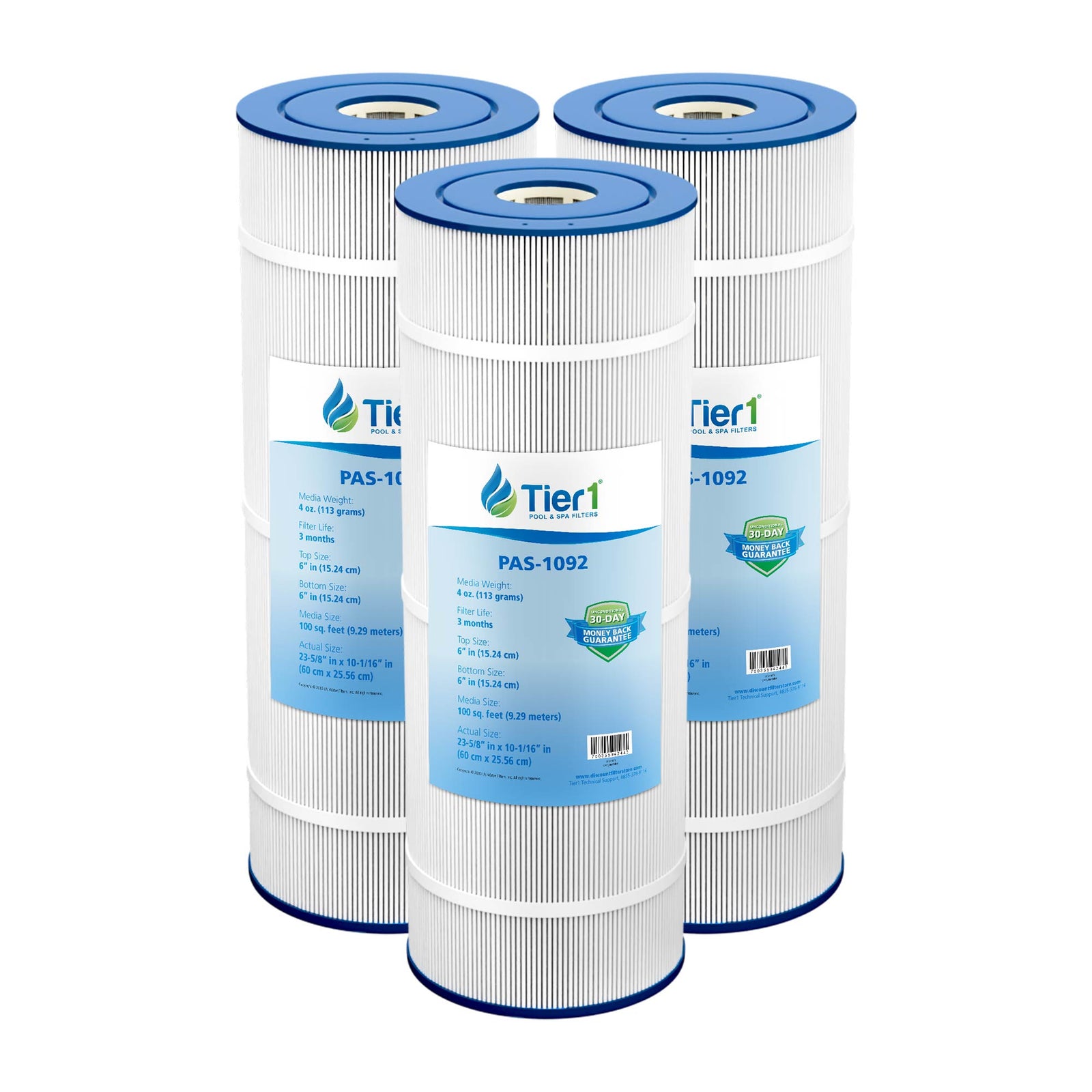 Tier1 Pool Filter for Pentair R173215 -Washable Trilobal Dirt-Lock Pleats - Pool and Spa Filters - 36.78 - DiscountFilterStore.com