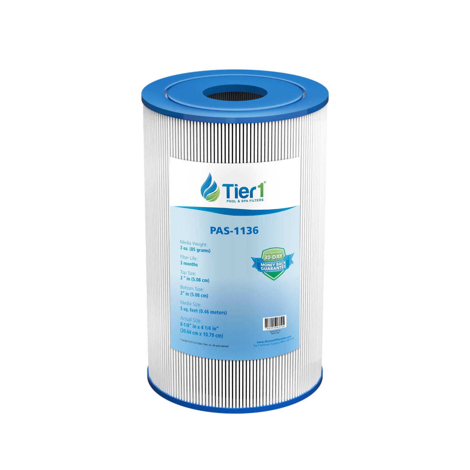 Tier1 Pool Filter for 58600, 59900 & F18 -Washable Trilobal Dirt-Lock Pleats - Pool and Spa Filters - 9.16 - DiscountFilterStore.com
