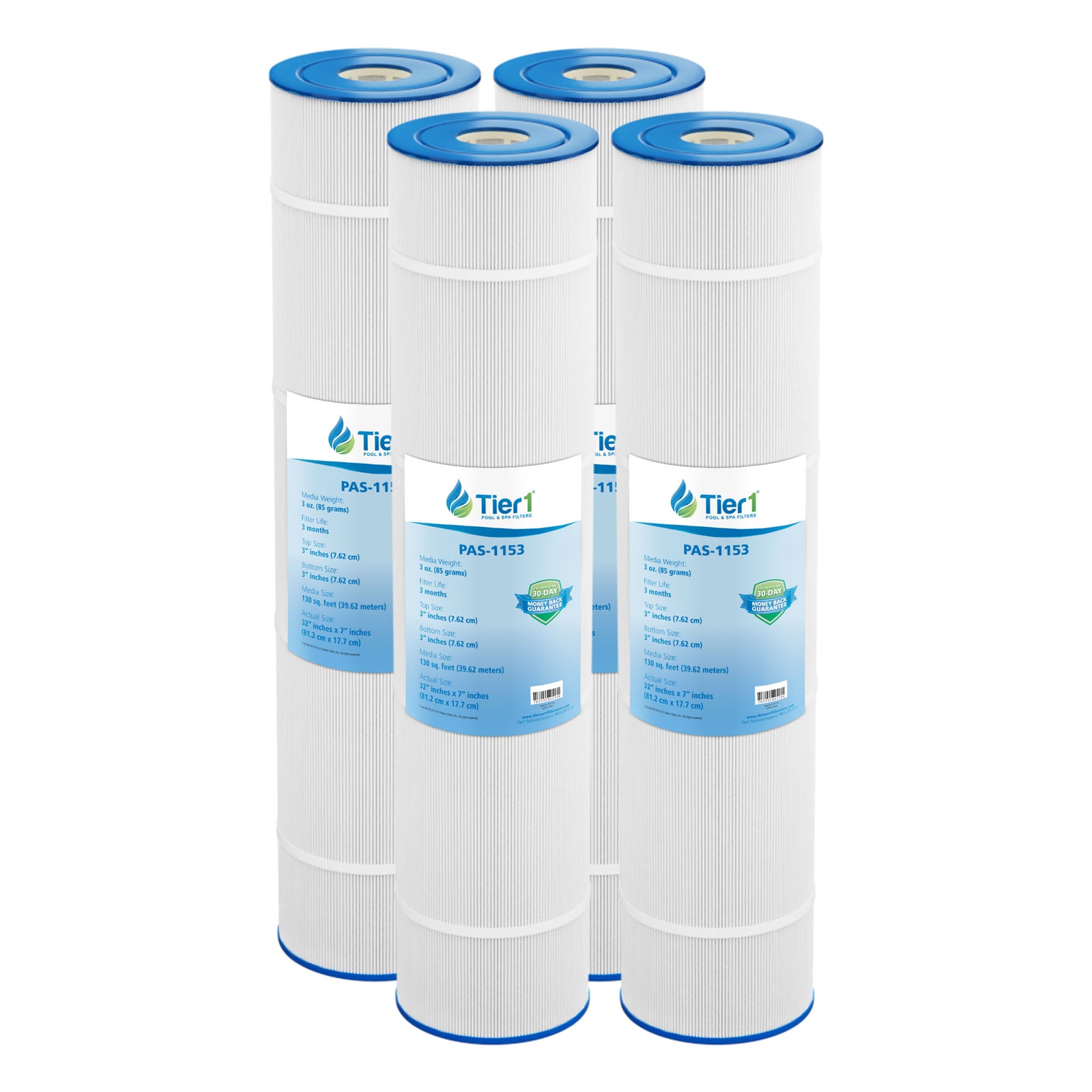Tier1 Pool Filter for Pentair CCP520 -Washable Trilobal Dirt-Lock Pleats - Pool and Spa Filters - 44.75 - DiscountFilterStore.com
