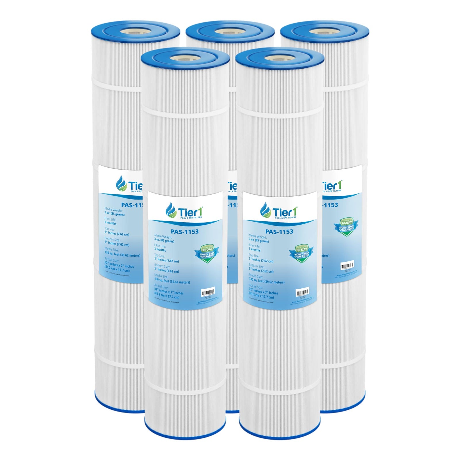 Tier1 Pool Filter for Pentair CCP520 -Washable Trilobal Dirt-Lock Pleats - Pool and Spa Filters - 44.75 - DiscountFilterStore.com