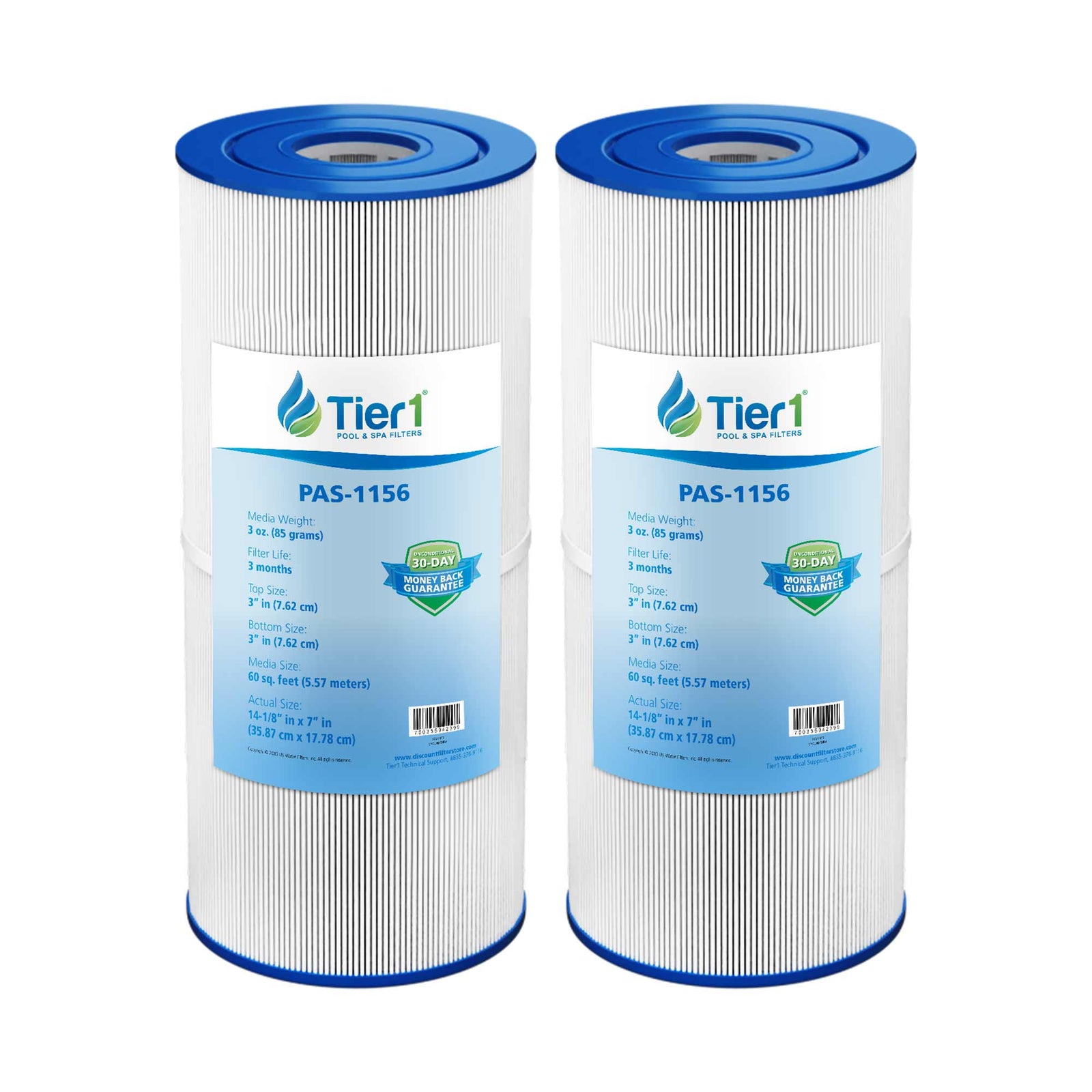 Tier1 Pool Filter for Clean & Clear Plus 240 -Washable Trilobal Dirt-Lock Pleats - Pool and Spa Filters - 26.38 - DiscountFilterStore.com