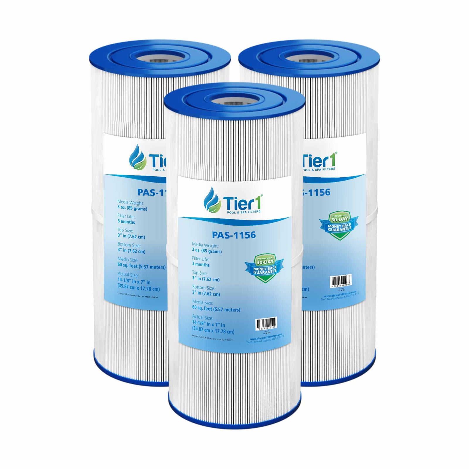 Tier1 Pool Filter for Clean & Clear Plus 240 -Washable Trilobal Dirt-Lock Pleats - Pool and Spa Filters - 26.38 - DiscountFilterStore.com