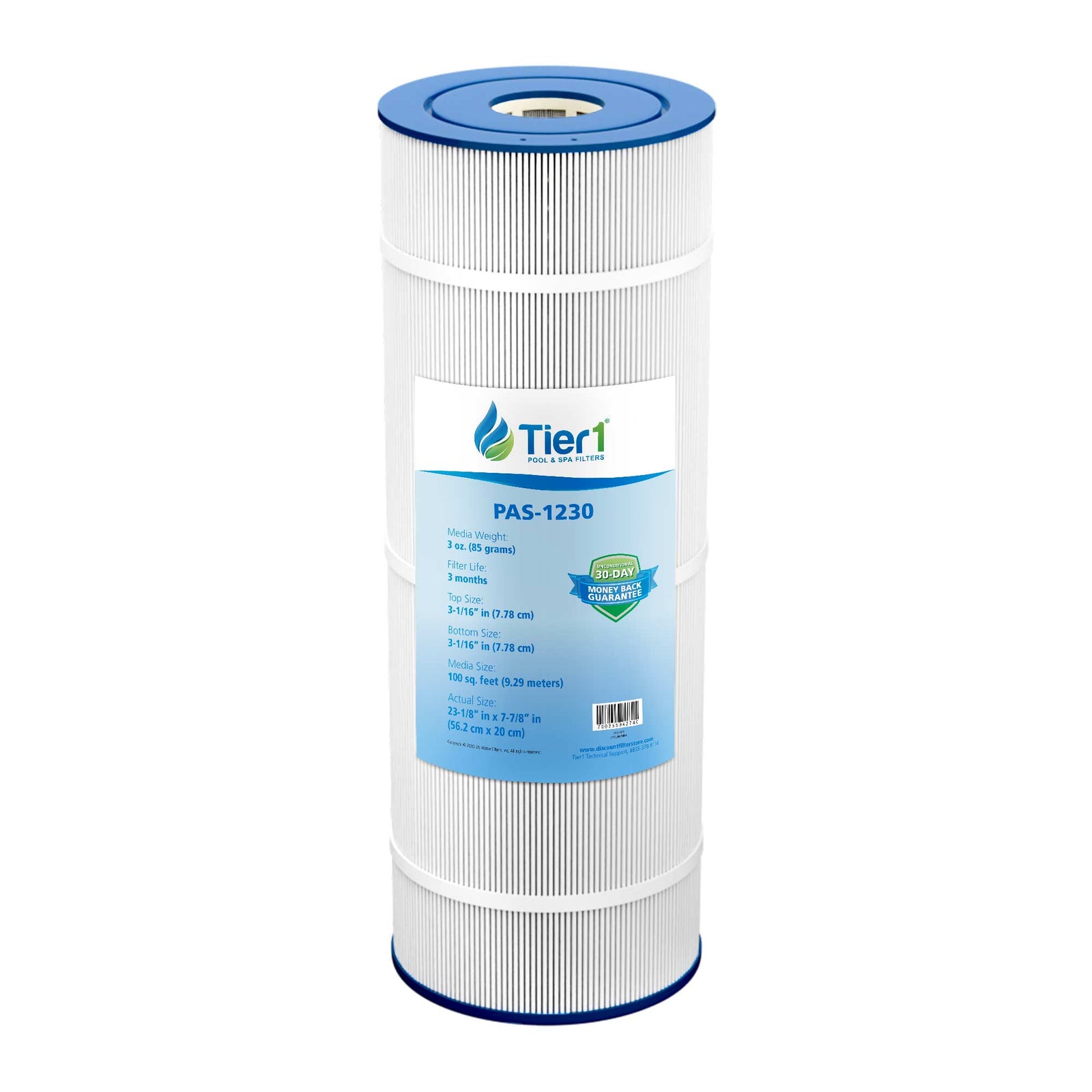 Tier1 Pool Filter for PacFab PFAB100 -Washable Trilobal Dirt-Lock Pleats - Pool and Spa Filters - 38.75 - DiscountFilterStore.com