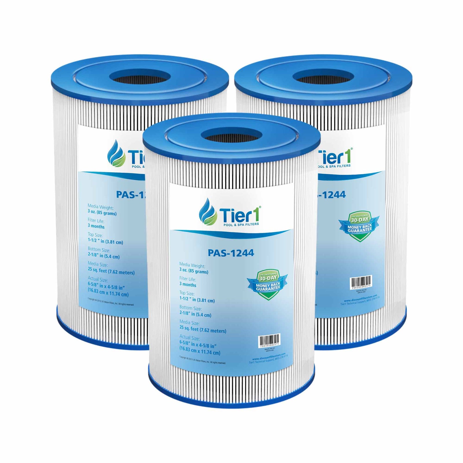 Tier1 Spa Filter for Freeflow Lagas FF-150 -Washable Trilobal Dirt-Lock Pleats - Pool and Spa Filters - 13.29 - DiscountFilterStore.com