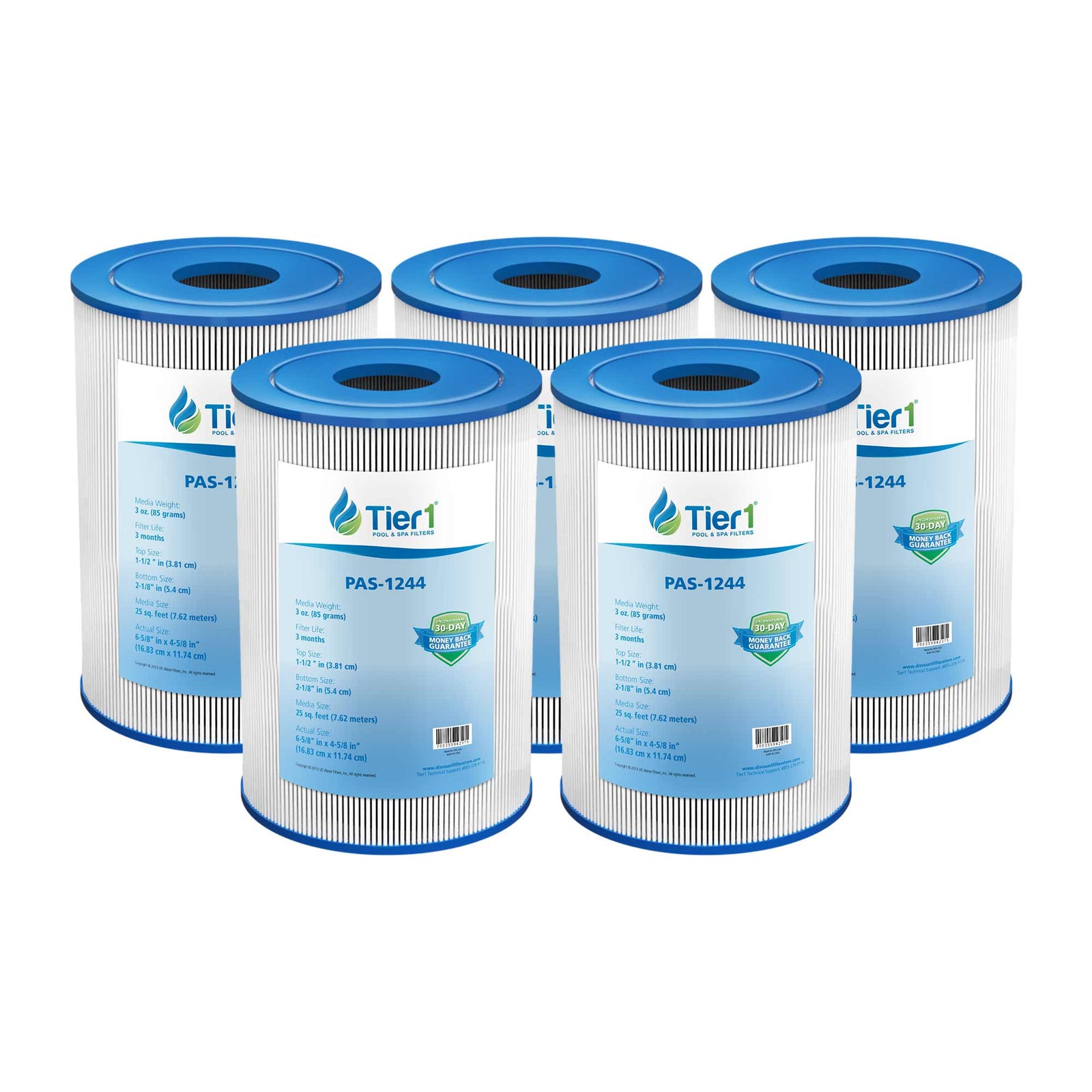 Tier1 Spa Filter for Freeflow Lagas FF-150 -Washable Trilobal Dirt-Lock Pleats - Pool and Spa Filters - 13.29 - DiscountFilterStore.com