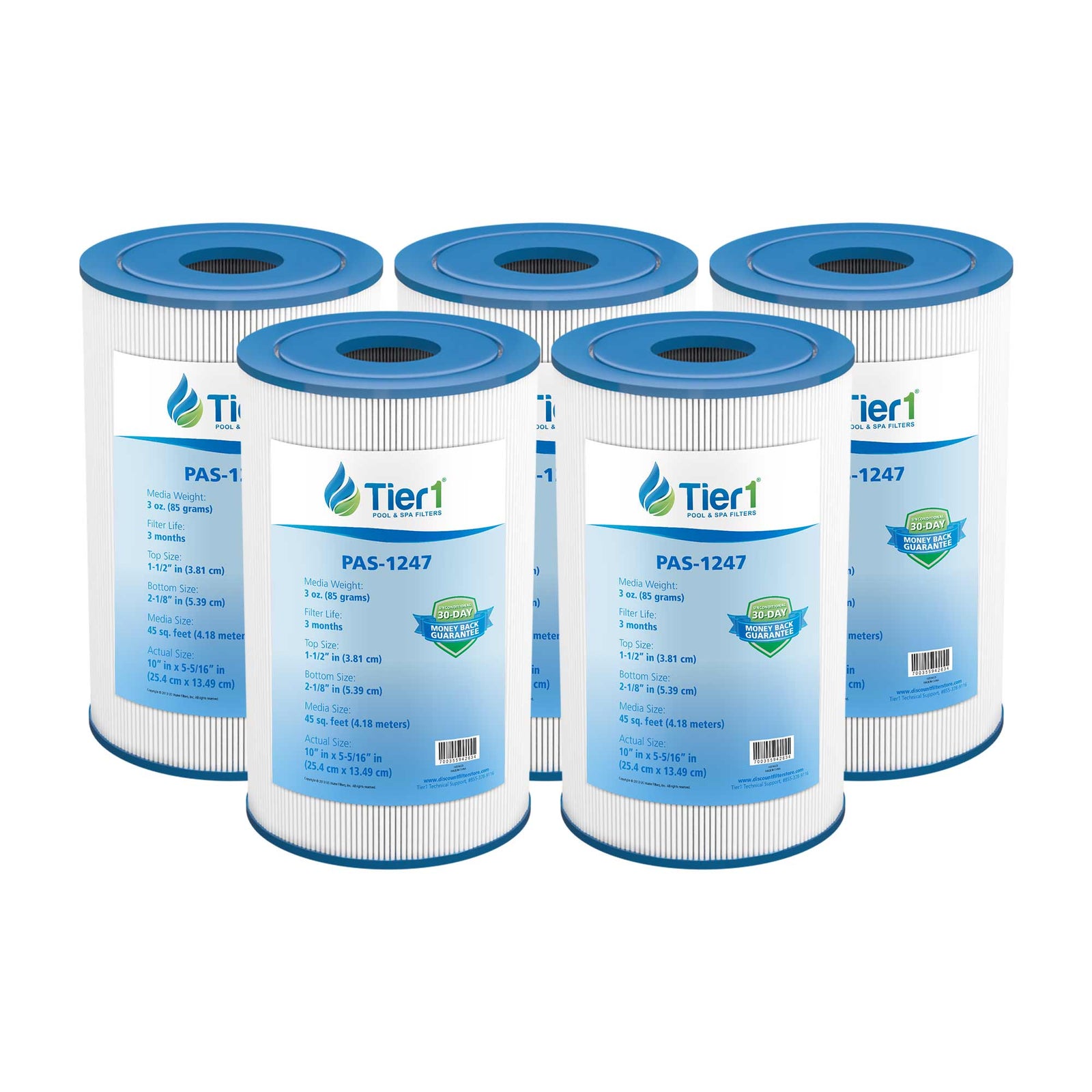 Tier1 Spa Filter for Freeflow Spas Legend -Washable Trilobal Dirt-Lock Pleats - Pool and Spa Filters - 18.09 - DiscountFilterStore.com