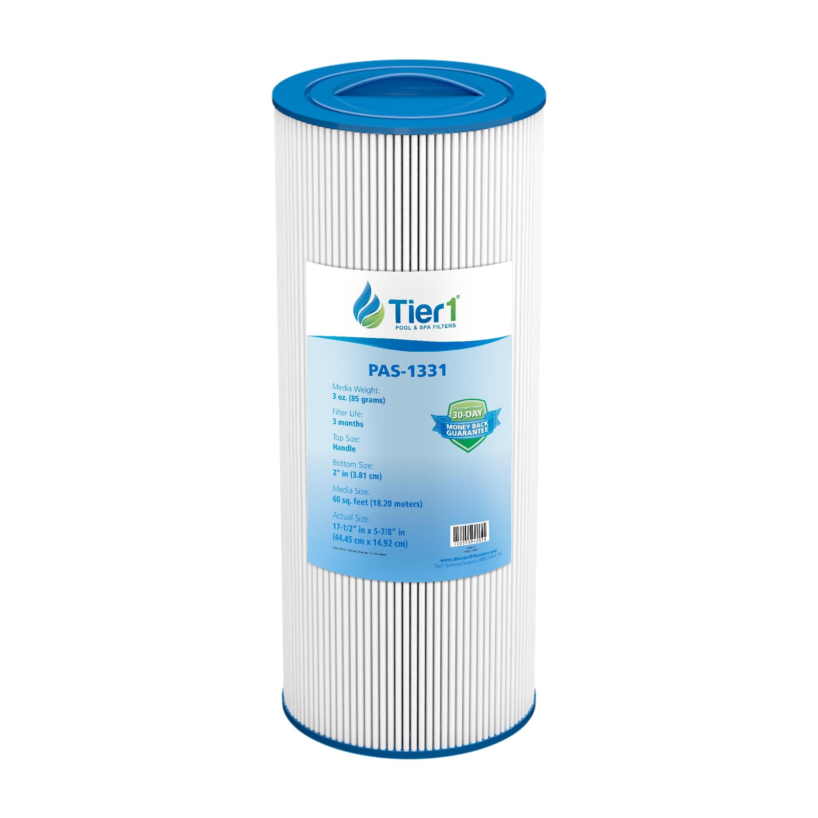 Tier1 Pool Filter for Jacuzzi J400 Filter -Washable Trilobal Dirt-Lock Pleats - Pool and Spa Filters - 23.75 - DiscountFilterStore.com