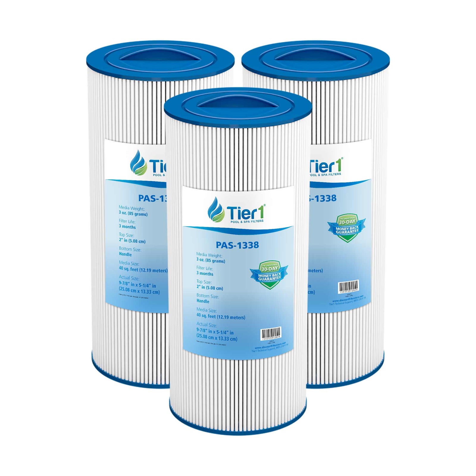 Tier1 Spa Filter for Jacuzzi Spa 6540-723 -Washable Trilobal Dirt-Lock Pleats - Pool and Spa Filters - 21.94 - DiscountFilterStore.com