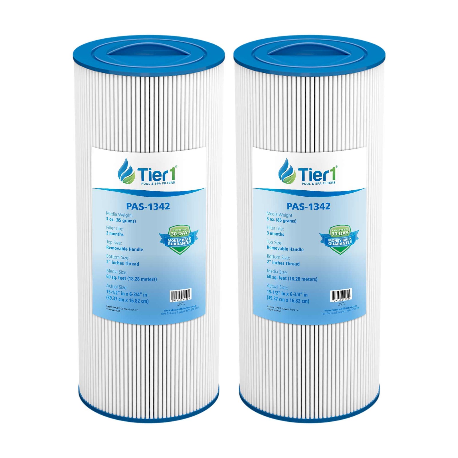 Tier1 Spa Filter for Jacuzzi J300/J400 -Washable Trilobal Dirt-Lock Pleats - Pool and Spa Filters - 26.96 - DiscountFilterStore.com