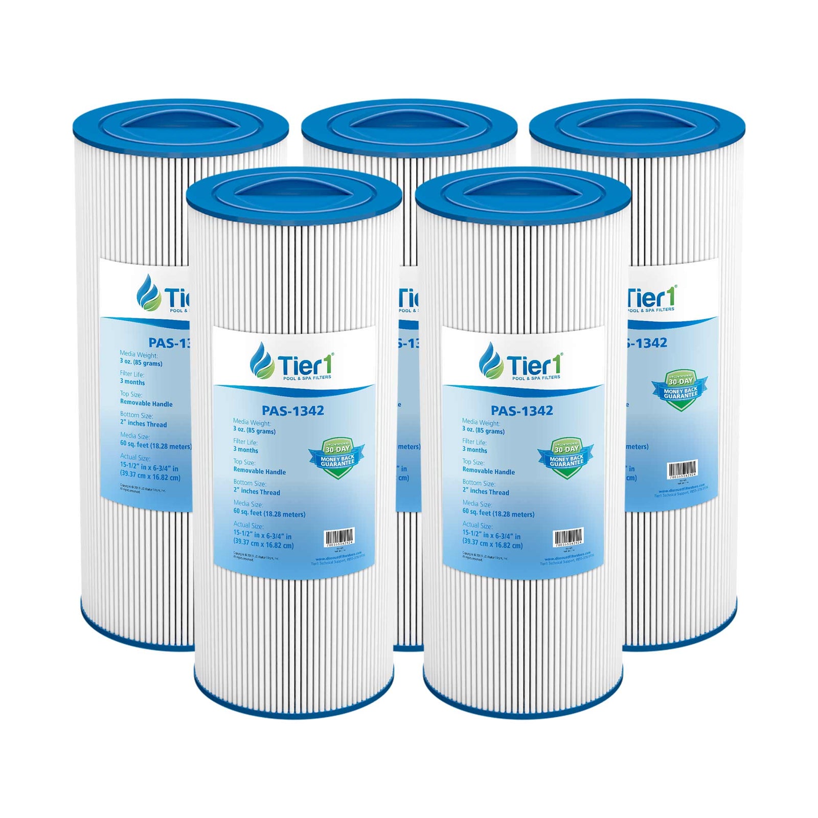 Tier1 Spa Filter for Jacuzzi J300/J400 -Washable Trilobal Dirt-Lock Pleats - Pool and Spa Filters - 26.96 - DiscountFilterStore.com